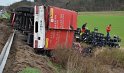 Bierlaster umgestuerzt A 3 Rich Frankfurt Hoehe AS Lohmar P086